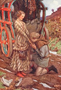 Illustration for The Gathering of Brother Hilarius by Michael Fairless