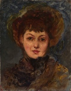 Portrait of Mrs. John Gellatly by Eleanor Greatorex