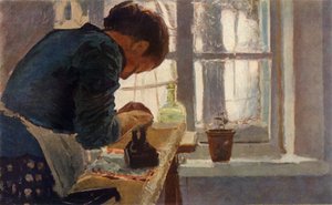 The Washerwoman by Elena Dmitrievna Polenova