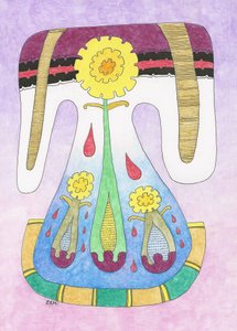 Vibrant Organic Shapes by Elena Khomutova-Miller
