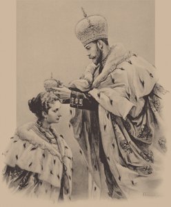 The Coronation of Empress Alexandra Fyodorovna, 1899 by Elena Petrovna Samokish Sudkovskaya
