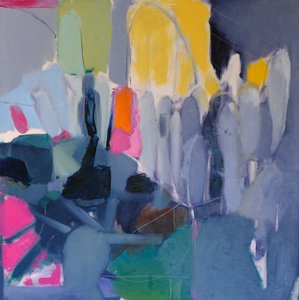 Vibrant Abstract Cityscape
