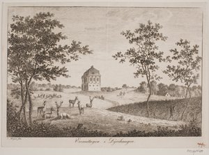 The Hermitage in Dyrehaven by Elias Meyer