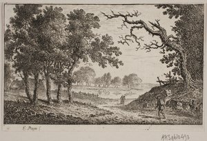 Landscape with a Lake in the Background