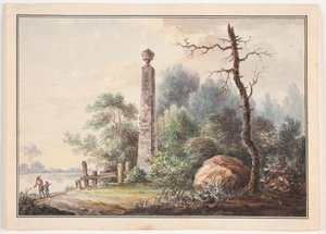 Memorial by a Lake