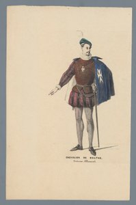 Chevalier of Malta, German Costume by Elias Spanier