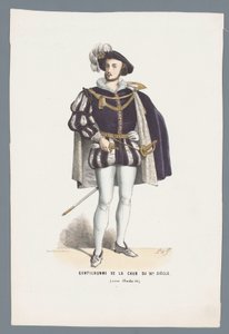 Gentleman of the Court, 16th Century (Under Charles IX) by Elias Spanier