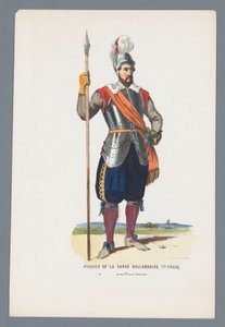 Pikeman of the Dutch Guard. (17th Century) under Prince Maurice by Elias Spanier