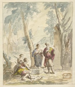 Abraham Receiving the Three Angels