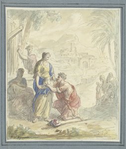 Rebecca and Eliezer at the Well