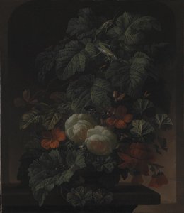 A Bowl of Flowers by Elias van den Broeck