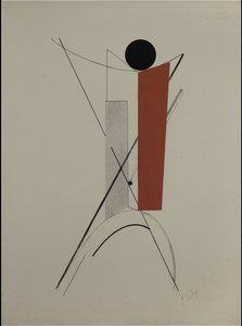 Proun by Eliezer Markowich Lissitzky