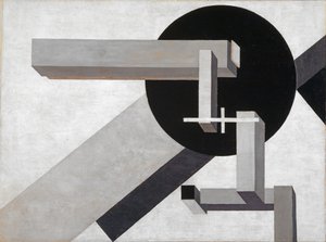 Proun 1 D, 1919 by Eliezer Markowich Lissitzky