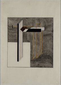 Proun 4B by Eliezer Markowich Lissitzky