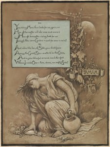 (Illustration for Rubáiyát of Omar Khayyám) In Memoriam by Elihu Vedder
