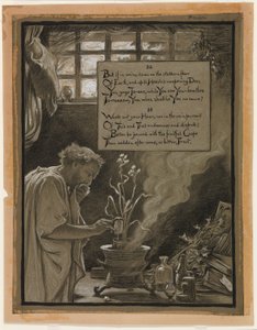 (Illustration for Rubáiyát of Omar Khayyám) The Vain Pursuit by Elihu Vedder