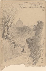 Arco Oscuro--Over the Via Flaminia by Elihu Vedder