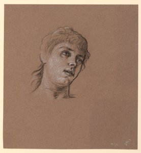 Portrait Sketch of a Young Girl, ca. 1885