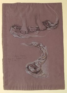 Study of Drapery "Fortune", ca. 1877
