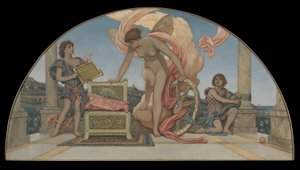 Goddess of Fortune Stay with Us by Elihu Vedder