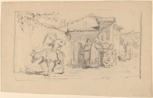 Son and Donkey by Elihu Vedder