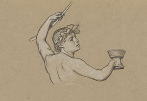 Study for Figure of Autumn by Elihu Vedder