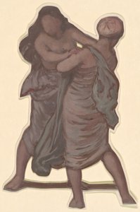 Study for Greek Girls Bathing, c. 1872 by Elihu Vedder