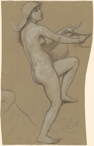 Study for The Fates Gathering in the Stars by Elihu Vedder