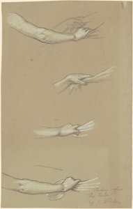 Study for The Fates Gathering in the Stars by Elihu Vedder