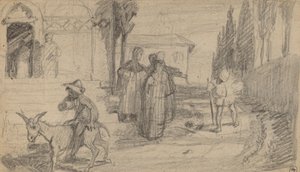The Parable of the Miller and the Donkey by Elihu Vedder