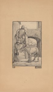 The Son and the Donkey by Elihu Vedder