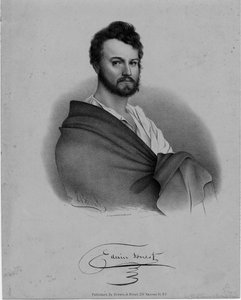 Edwin Forrest, actor, Nathaniel Currier lithograph, published by Brown and Minot, New York