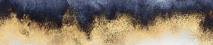 Gilded Midnight Abstract