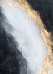 Golden Black Flow by Elisabeth Fredriksson