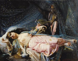 Princess Zainab Nazli Khanum by Elisabeth Jerichau Baumann