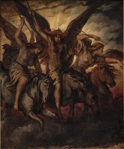 Valkyries by Elisabeth Jerichau Baumann