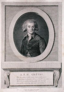 Andre Ernest Modeste Gretry engraved by Louis Jacques Cathelin 1786