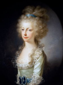 Portrait of Archduchess Maria Clementina of Austria by Elisabeth Louise Vigee Lebrun