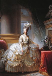 Portrait of Marie Antoinette by Elisabeth Louise Vigee Lebrun
