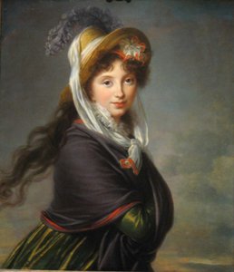 Portrait of Princess Irina Ivanovna Vorontsova, née Izmaylova 1768-1848, ca 1797 by Elisabeth Louise Vigee Lebrun
