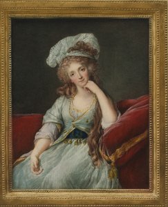 Portrait of Louise Marie Adelaide de Bourbon-Ponthievre, Duchess of Orleans by Elisabeth Louise after Vigee Lebrun