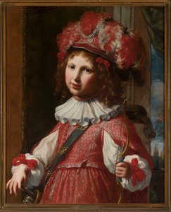 Portrait of Five-Year-Old Vincenzo Ranuzzi as Cupid by Elisabetta Sirani