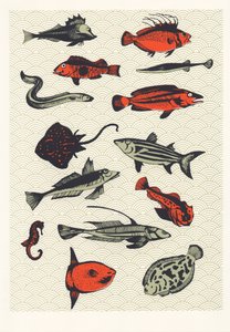 Orange Japanese Fish by Eliza Southwood