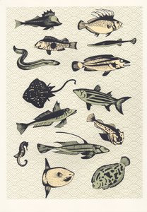 Yellow Japanese Fish by Eliza Southwood