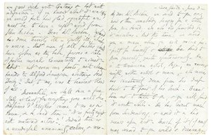 Autograph Letter to John Ruskin, Casa Giudi, Florence, 3rd June 1859 by Elizabeth Browning