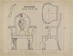 Arm Chair by Elizabeth Curtis