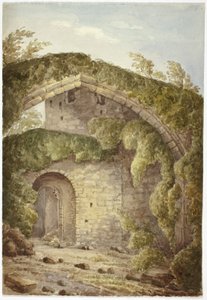 Interior of Conway Castle
