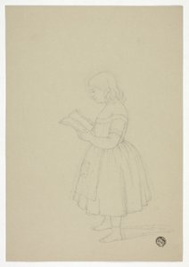 Young Girl Reading by Elizabeth Murray