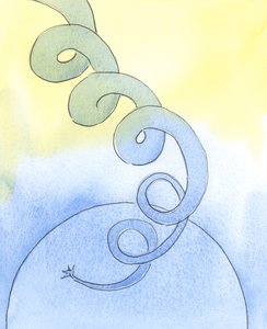 As a beanstalk grows high, towards the sky, so should our spiritual life 