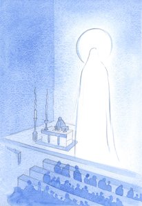 Christ and His Holy Mother are alive, in Heaven now, glorious. To be thus glorified is to be majestic, and perfect in every way